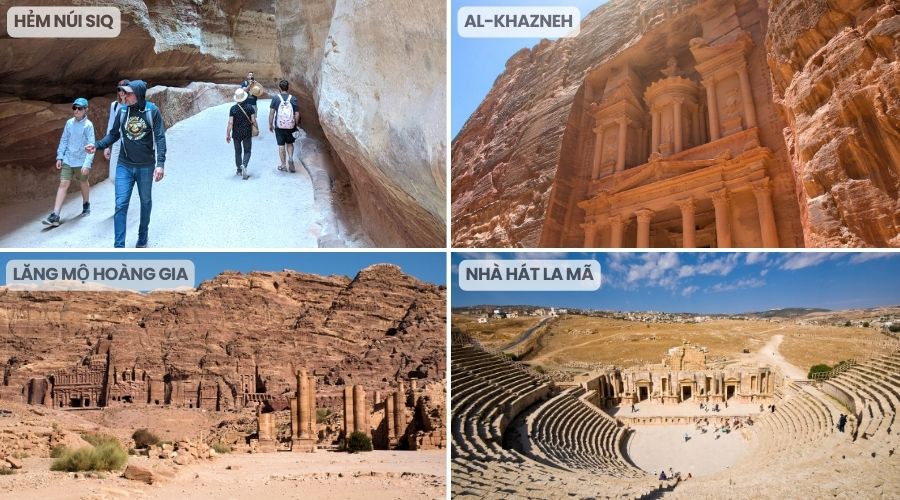 Thành phố hoa hồng Petra - Điểm đến Jordan