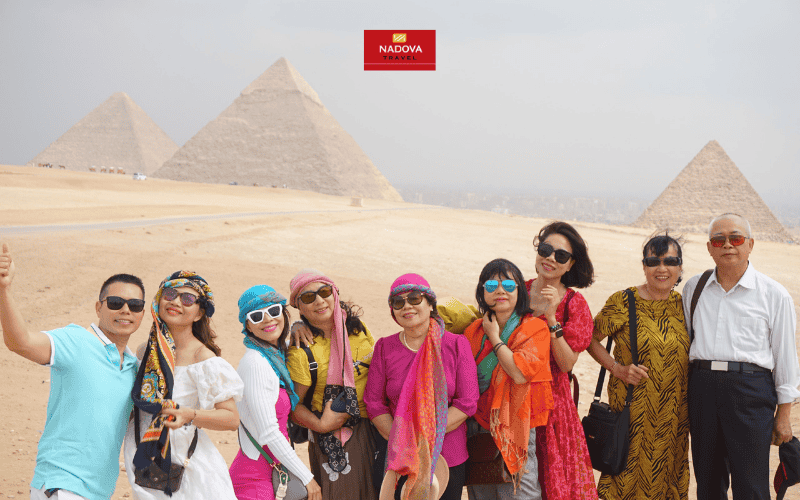 Khách hàng của Nadova Travel đặt chân đến đất nước Ai Cập xinh đẹp