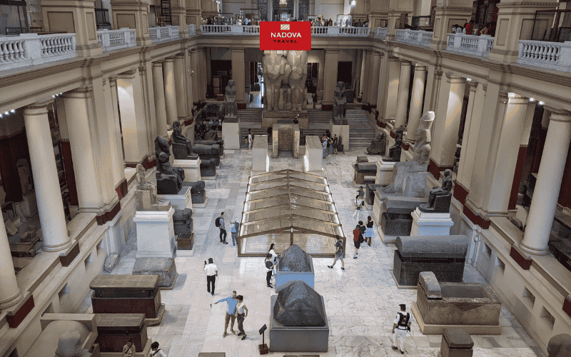 Phía bên trong Bảo tàng Ai Cập - Grand Egyptian Museum (GEM)