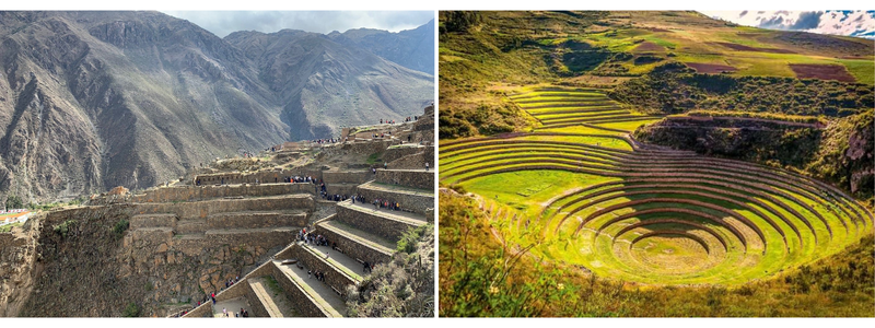 Thị trấn cổ Ollantaytambo và Thung lũng thiêng của người Peru.
