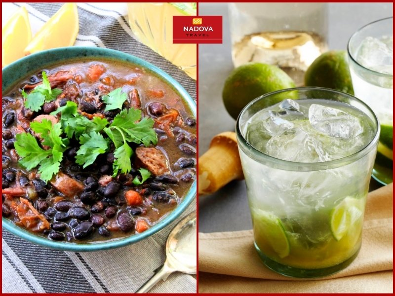 Feijoada và caipirinha là món ăn và đồ uống quốc gia của đất nước này - Tour Brazil giá rẻ