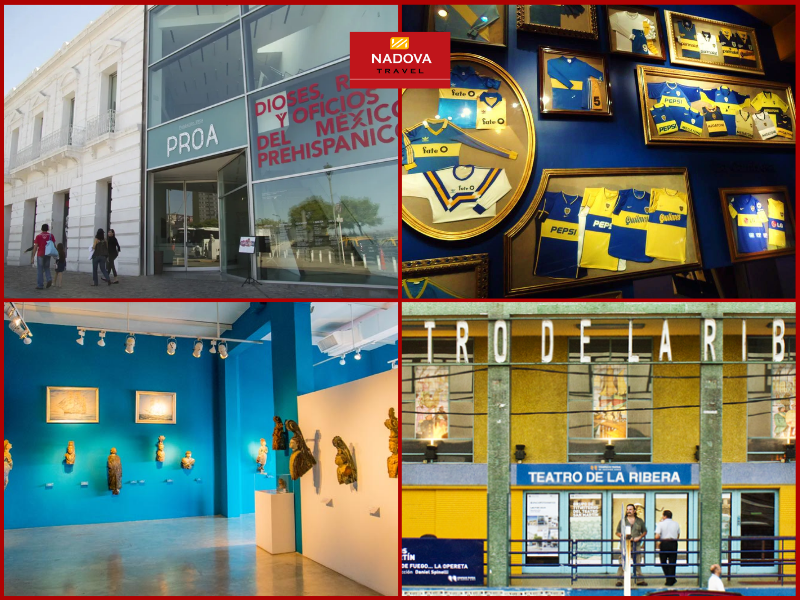 Không chỉ có Caminito đầy sắc màu và La Bombonera nổi tiếng, La Boca còn là "thánh đường nghệ thuật" với nhiều bảo tàng nghệ thuật, phòng tranh của các họa sĩ và những cửa hàng thủ công mỹ nghệ.