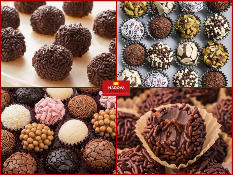 Brigadeiro là món quà vặt quốc dân được yêu thích nhất Brazil.