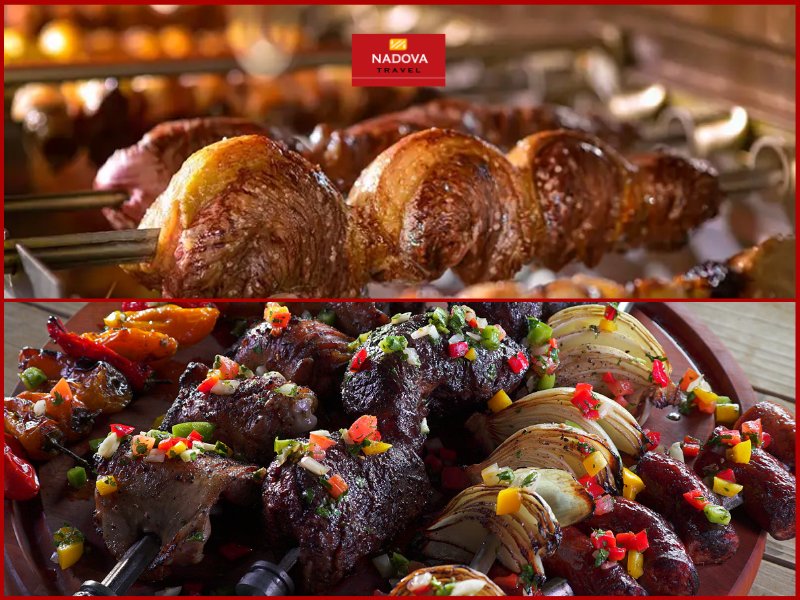 Churrasco là biểu tượng của những bữa tiệc nướng thịt phong cách Brazil với sự phong phú của món ăn và không khí sum họp ấm cúng.