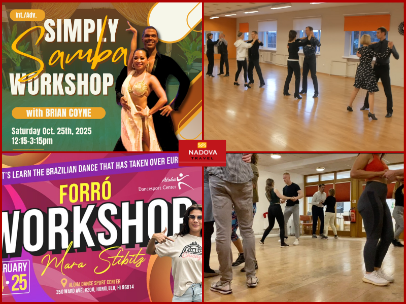 Các lớp học Samba và Forró ngắn hạn giúp bạn kết nối với "linh hồn" nghệ thuật của người Brazil.