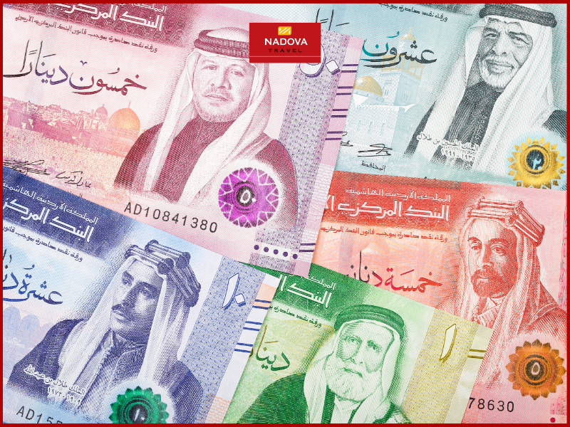 Sử dụng tiền tệ hợp lý khi đi du lịch Jordan.