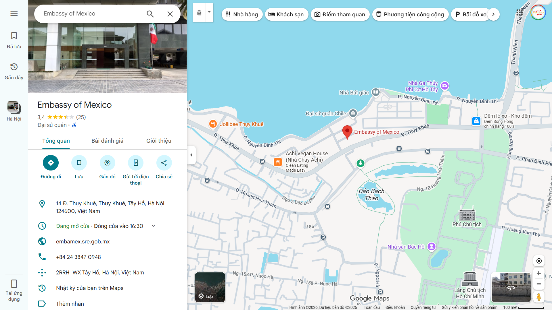 Đại sứ quán Mexico ở Hà Nội